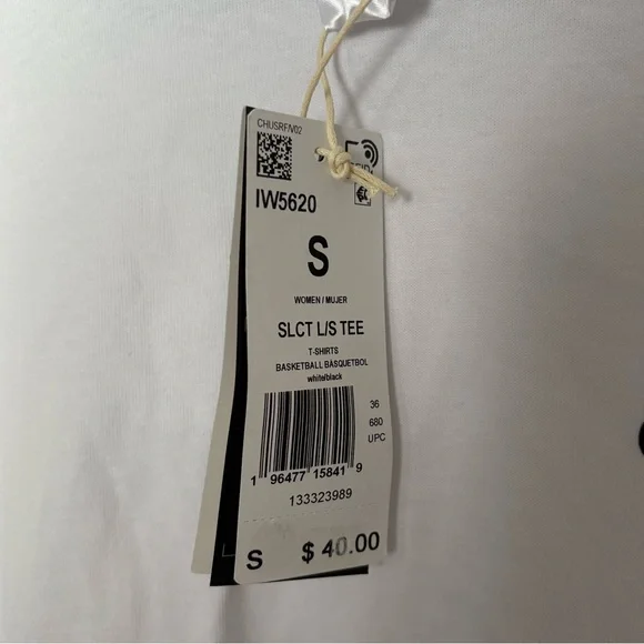 NWT adidas Women's Select Mock Neck Long-Sleeve Top. Size Small. - Picture 8 of 8